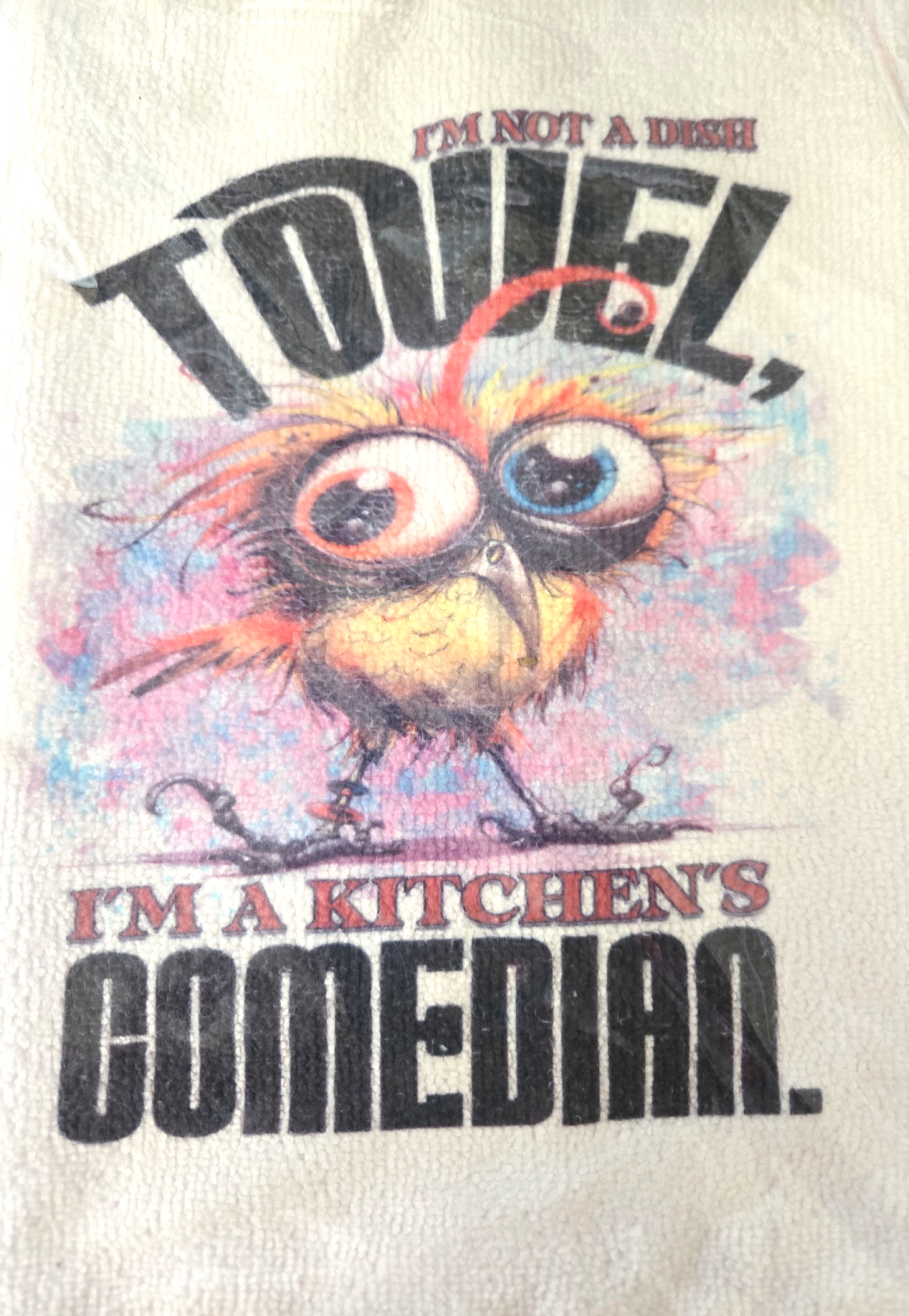 I'm Not A Dish Towel, I'm A Kitchen's Comedian Kitchen Hand Towel. Hand Towel. Gift. Gag Gift