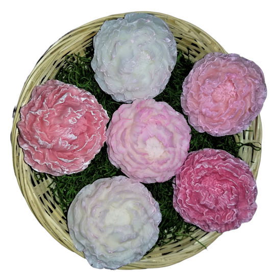 Peony Flower Soap Set. Floral Soap Set. Mother's Day Gift. Birthday Gift. Holiday Gift. Garden Gift. Peony Flower.