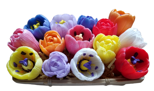 Tulip Flower Soap Set. Floral Soap Set. Mother's Day Gift. Birthday Gift. Holiday Gift. Garden Gift. Tulip Flower.