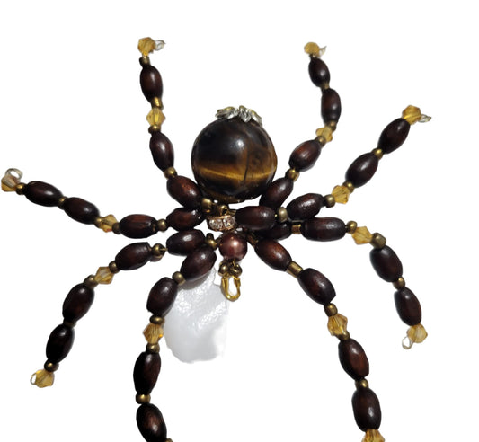 Tarantula. Beaded Spider. Spider. Spider Ornament. Spider Decor. Tarantula Spider.