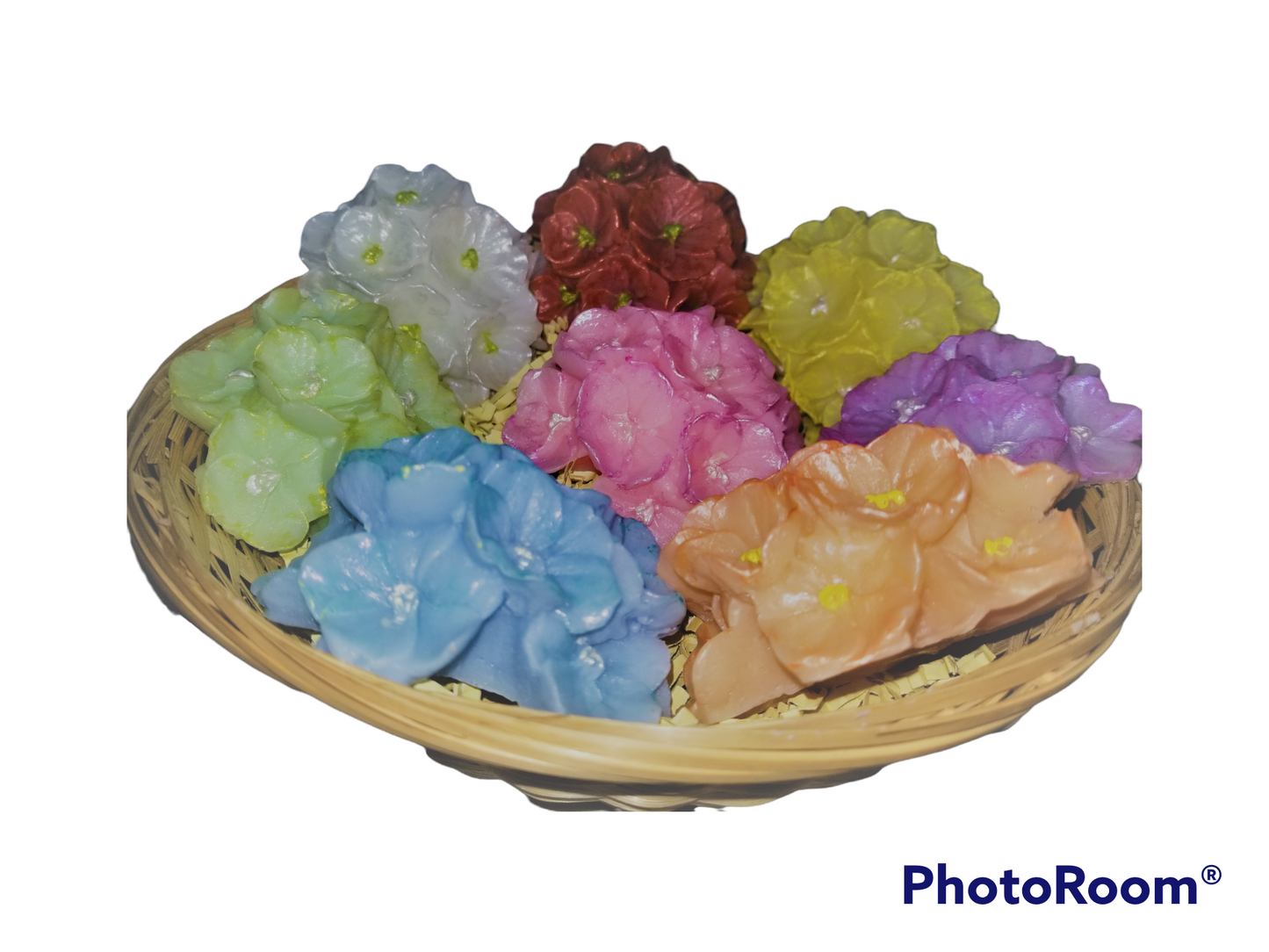 Hydrangea Flower Soap Set. Floral Soap Set. Mother's Day Gift. Birthday Gift. Holiday Gift. Garden Gift. Hydrangea Flower.