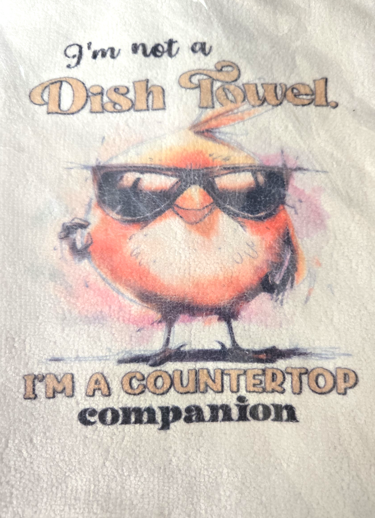 I'm Not A Dish Towel I'm A Countertop Companion Kitchen Hand Towel. Hand Towel. Gift. Gag Gift