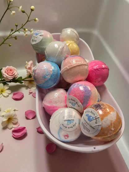 Handcrafted Bath Bombs Handmade Large Bath Bombs Artisan Bath Bombs - 12 Fruity Scents