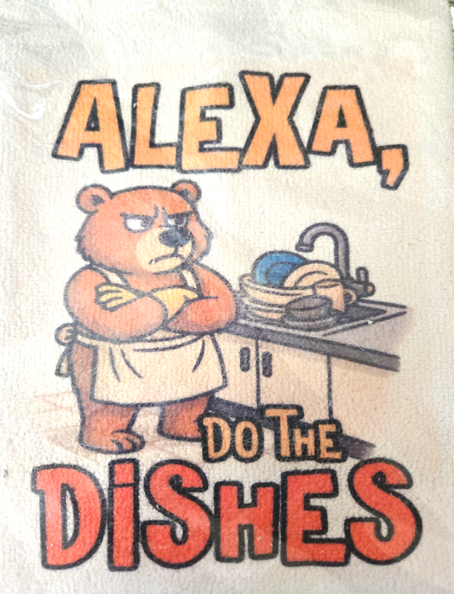 Alexa, Do The Dishes Kitchen Hand Towel. Hand Towel. Gift. Gag Gift