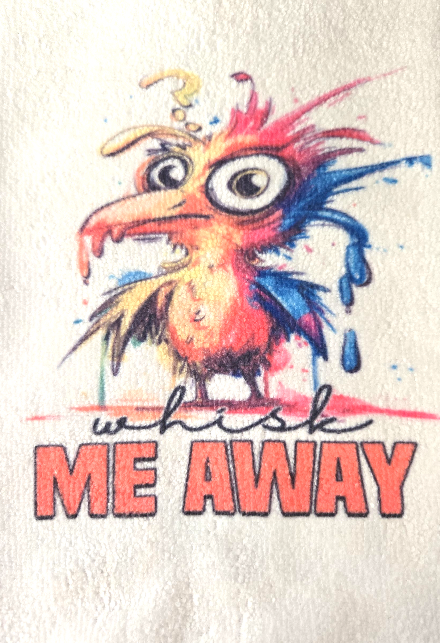 Whisk Me Away Kitchen Hand Towel. Hand Towel. Gift. Gag Gift